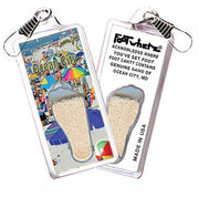 Ocean City FootWhere® Souvenir Zipper-Pull. Made in USA-FootWhere® Souvenirs