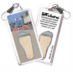 Load image into Gallery viewer, Ocean City FootWhere® Souvenir Zipper-Pull. Made in USA-FootWhere® Souvenirs
