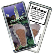 Omaha FootWhere® Souvenir Magnet. Made in USA-FootWhere® Souvenirs