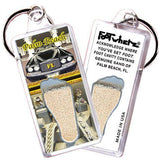 Palm Beach, FL FootWhere® Souvenir Key Chain. Made in USA-FootWhere® Souvenirs