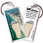 Load image into Gallery viewer, Panama City, FL FootWhere® Souvenir Key Chain. Made in USA-FootWhere® Souvenirs
