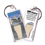 Load image into Gallery viewer, Panama City, FL FootWhere® Souvenir Keychain. 72 pieces/ 6 assorted styles.
