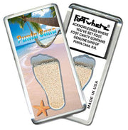 Punta Cana FootWhere® Souvenir Fridge Magnets. 6 Piece Set. Made in USA - FootWhere® Souvenir Shop