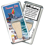 Panama City, FL FootWhere® Souvenir Magnet. 72 pieces/ 6 assorted styles.