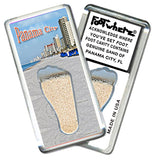 Panama City, FL FootWhere® Souvenir Magnet. 72 pieces/ 6 assorted styles.