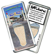Panama City, FL FootWhere® Souvenir Magnet. 72 pieces/ 6 assorted styles.