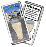 Panama City, FL FootWhere® Souvenir Fridge Magnet. Made in USA-FootWhere® Souvenirs