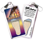 Load image into Gallery viewer, Panama City FootWhere® Souvenir Zipper-Pull. Made in USA-FootWhere® Souvenirs
