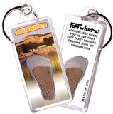 Philadelphia FootWhere® Souvenir Keychains. 6 Piece Set. Made in USA - FootWhere® Souvenir Shop