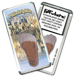 Philadelphia FootWhere® Souvenir Fridge Magnets. 6 Piece Set. Made in USA - FootWhere® Souvenir Shop
