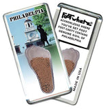 Philadelphia FootWhere® Souvenir Fridge Magnets. 6 Piece Set. Made in USA - FootWhere® Souvenir Shop