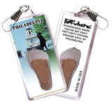 Philadelphia FootWhere® Souvenir Zipper-Pulls. 6 Piece Set. Made in USA - FootWhere® Souvenir Shop