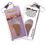 Load image into Gallery viewer, Philadelphia FootWhere® Souvenir Zipper-Pull. Made in USA-FootWhere® Souvenirs
