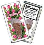 Pittsburgh FootWhere® Souvenir Fridge Magnets. 6 Piece Set. Made in USA - FootWhere® Souvenir Shop