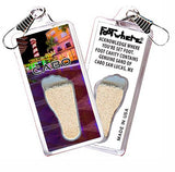 Cabo San Lucas FootWhere® Souvenir Zipper-Pull. Made in USA - FootWhere® Souvenir Shop