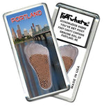 Load image into Gallery viewer, Portland, ME FootWhere® Souvenir Fridge Magnet. Made in USA-FootWhere® Souvenirs

