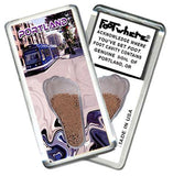 Portland, OR FootWhere® Souvenir Fridge Magnet. Made in USA-FootWhere® Souvenirs