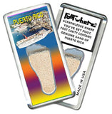 Puerto Rico FootWhere® Souvenir Fridge Magnets. 6 Piece Set. Made in USA - FootWhere® Souvenir Shop