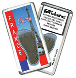 Paris FootWhere® Souvenir Fridge Magnets. 6 Piece Set. Made in USA - FootWhere® Souvenir Shop