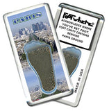 Paris FootWhere® Souvenir Fridge Magnets. 6 Piece Set. Made in USA - FootWhere® Souvenir Shop