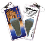 Load image into Gallery viewer, Paris FootWhere® Souvenir Zipper-Pulls. 6 Piece Set. Made in USA - FootWhere® Souvenir Shop
