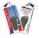 Load image into Gallery viewer, Paris FootWhere® Souvenir Zipper-Pull. Made in USA-FootWhere® Souvenirs
