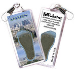 Load image into Gallery viewer, Paris FootWhere® Souvenir Zipper-Pulls. 6 Piece Set. Made in USA - FootWhere® Souvenir Shop

