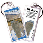 Load image into Gallery viewer, Palm Springs FootWhere® Souvenir Key Chain. Made in USA-FootWhere® Souvenirs
