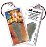 Load image into Gallery viewer, Palm Springs FootWhere® Souvenir Key Chain. Made in USA-FootWhere® Souvenirs
