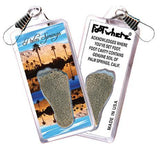 Palm Springs FootWhere® Souvenir Zipper-Pull. Made in USA-FootWhere® Souvenirs