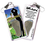 Load image into Gallery viewer, Palm Springs FootWhere® Souvenir Zipper-Pull. Made in USA-FootWhere® Souvenirs
