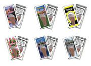 Pittsburgh FootWhere® Souvenir Fridge Magnets. 6 Piece Set. Made in USA - FootWhere® Souvenir Shop