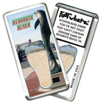 Load image into Gallery viewer, Rehoboth Beach, DE FootWhere® Souvenir Fridge Magnet. Made in USA.-FootWhere® Souvenirs
