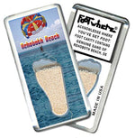 Load image into Gallery viewer, Rehoboth Beach, DE FootWhere® Souvenir Fridge Magnet. Made in USA.-FootWhere® Souvenirs
