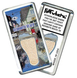 Rehoboth Beach, DE FootWhere® Souvenir Fridge Magnet. Made in USA.-FootWhere® Souvenirs