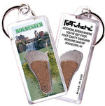 Load image into Gallery viewer, Rochester, NY FootWhere® Souvenir Key Chain. Made in USA-FootWhere® Souvenirs
