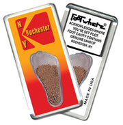 Rochester, NY FootWhere® Souvenir Magnet. Made in USA-FootWhere® Souvenirs