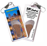 Rochester FootWhere® Souvenir Zipper-Pulls. 6 Piece Set. Made in USA-FootWhere® Souvenirs
