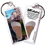 Richmond FootWhere® Souvenir Keychain. Made in USA-FootWhere® Souvenirs