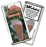 Load image into Gallery viewer, Richmond, VA FootWhere® Souvenir Fridge Magnet. Made in USA-FootWhere® Souvenirs
