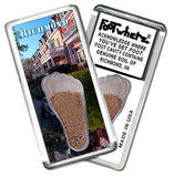 Richmond, VA FootWhere® Souvenir Fridge Magnet. Made in USA-FootWhere® Souvenirs
