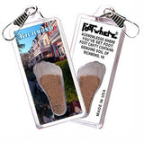 Richmond FootWhere® Souvenir Zipper-Pull. Made in USA-FootWhere® Souvenirs