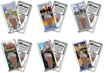 Load image into Gallery viewer, Richmond FootWhere® Souvenir Fridge Magnets. 6 Piece Set. Made in USA-FootWhere® Souvenirs
