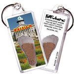 Load image into Gallery viewer, Raleigh FootWhere® Souvenir Keychain. Made in USA-FootWhere® Souvenirs
