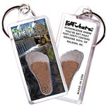 Load image into Gallery viewer, Raleigh FootWhere® Souvenir Keychain. Made in USA-FootWhere® Souvenirs
