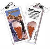 Mt. Rushmore FootWhere® Souvenir Key Chain. Made in USA-FootWhere® Souvenirs