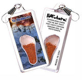 Mt. Rushmore FootWhere® Souvenir Key Chain. Made in USA-FootWhere® Souvenirs