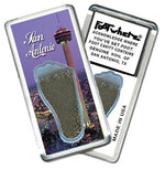 Load image into Gallery viewer, San Antonio FootWhere® Souvenir Magnet. Made in USA-FootWhere® Souvenirs
