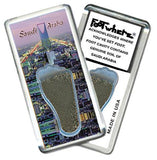 Saudi Arabia FootWhere® Souvenir Magnet. Made in USA-FootWhere® Souvenirs