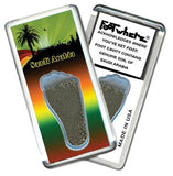 Saudi Arabia FootWhere® Souvenir Magnet. Made in USA-FootWhere® Souvenirs